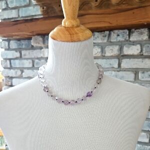 Last CHANCE Handmade Amethyst Beaded Necklace
